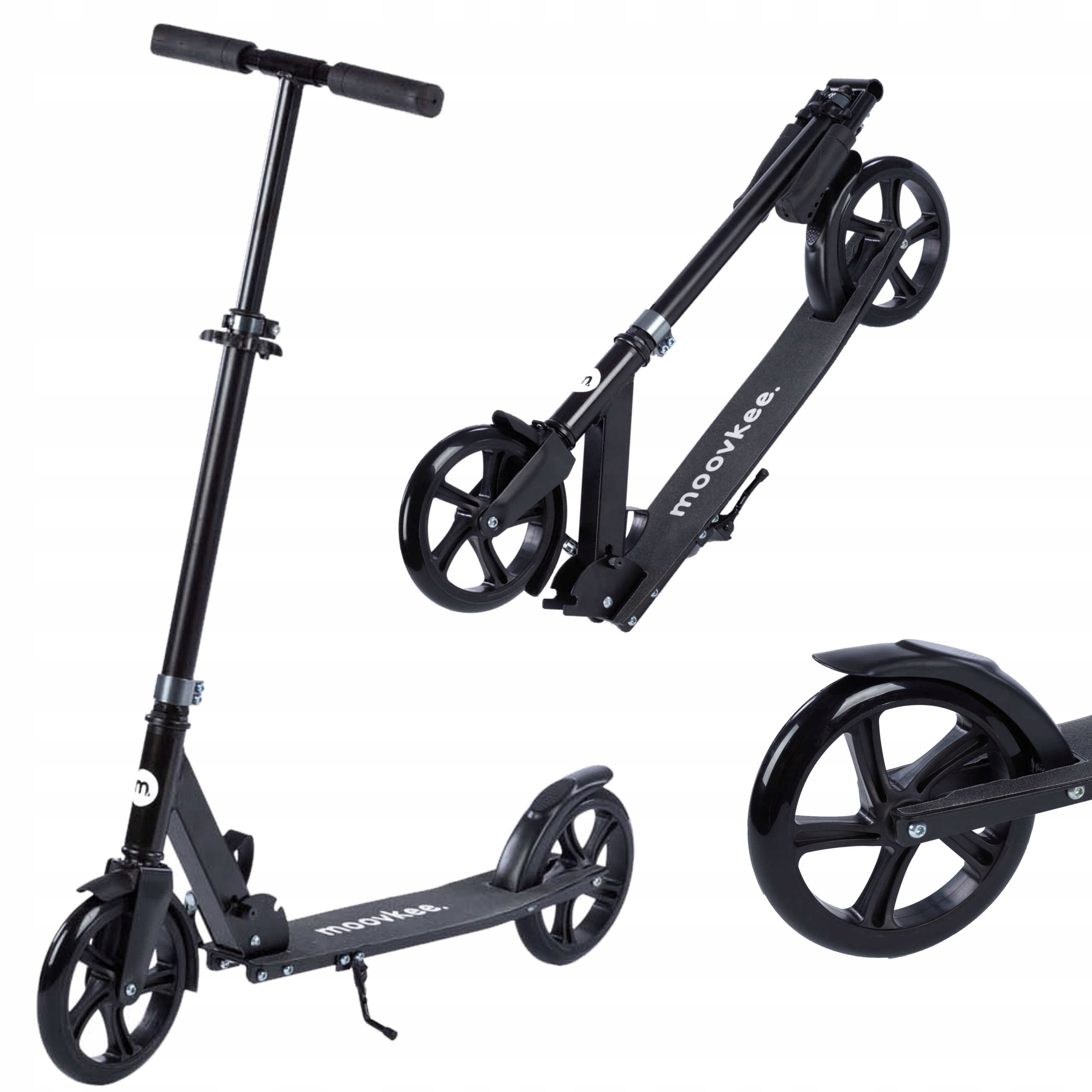 

Duża składana hulajnoga Moovkee 200mm do 100kg