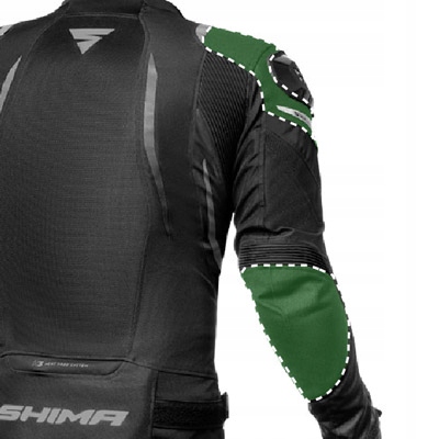 Kurtka motocyklowa SHIMA Mesh Pro black r S Materiał tekstylia