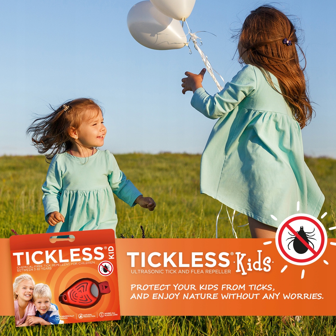 ULTRADŹWIĘKOWA OCHRONA PRZED KLESZCZAMI DLA DZIECI TICKLESS KID Marka Tickless