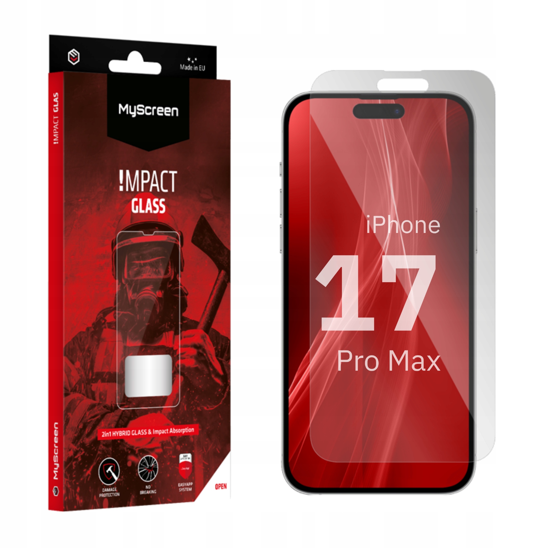 Sklo pro Apple iPhone 17 Pro Max 6.9" MyScreen Impact Glass