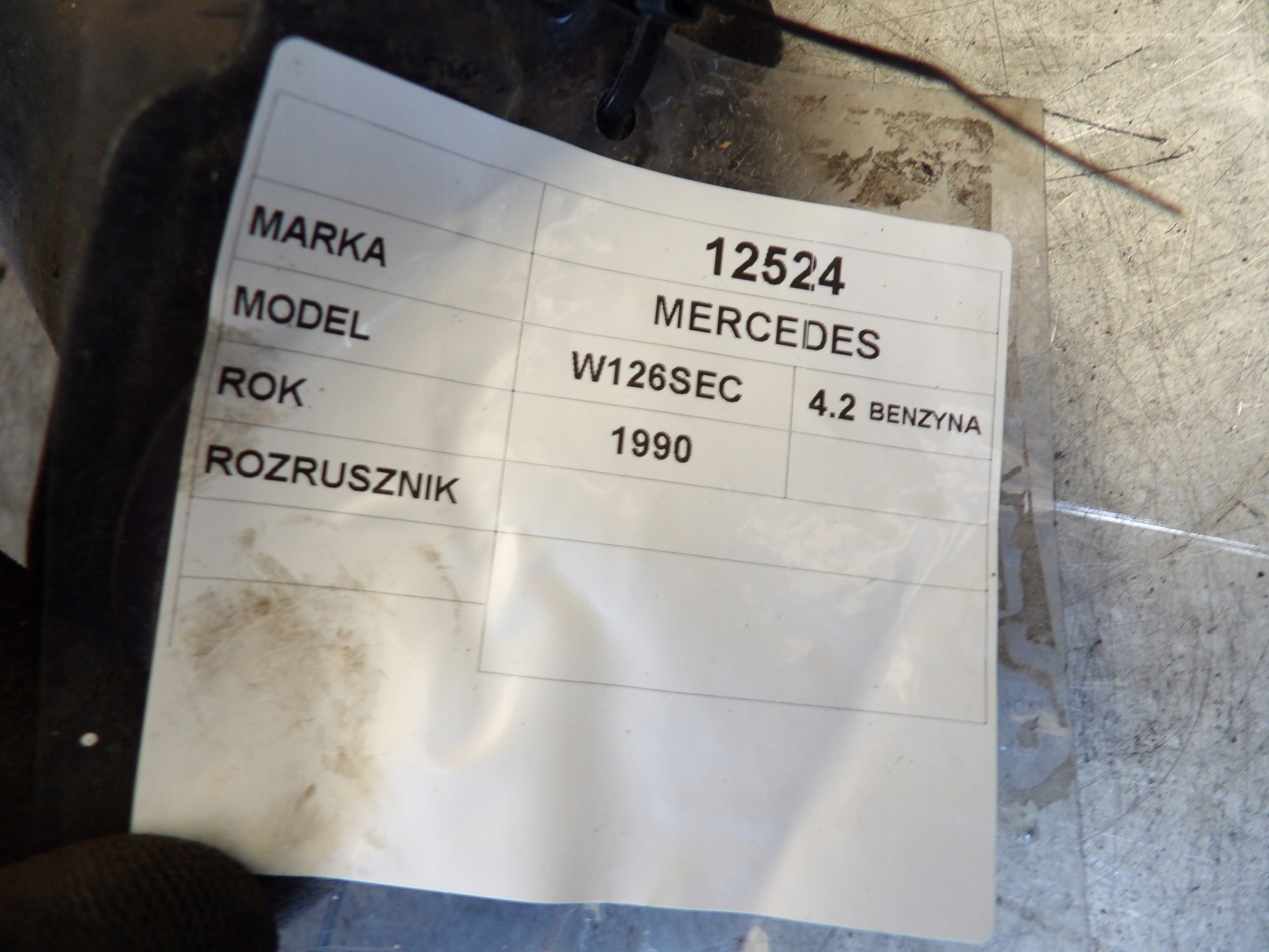Mercedes W126 Coupe 4,2B starter 0331303115615