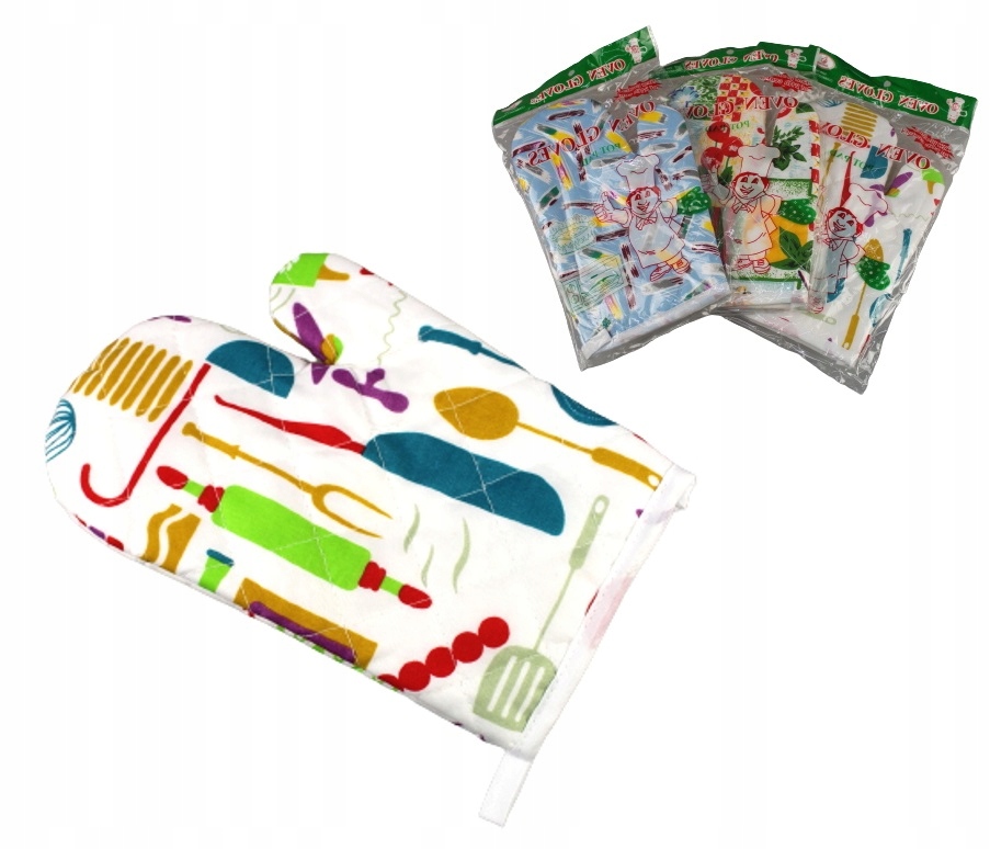 RĘKAWICA KUCHENNA OCHRONNA ŻAROODPORNA MOCNA