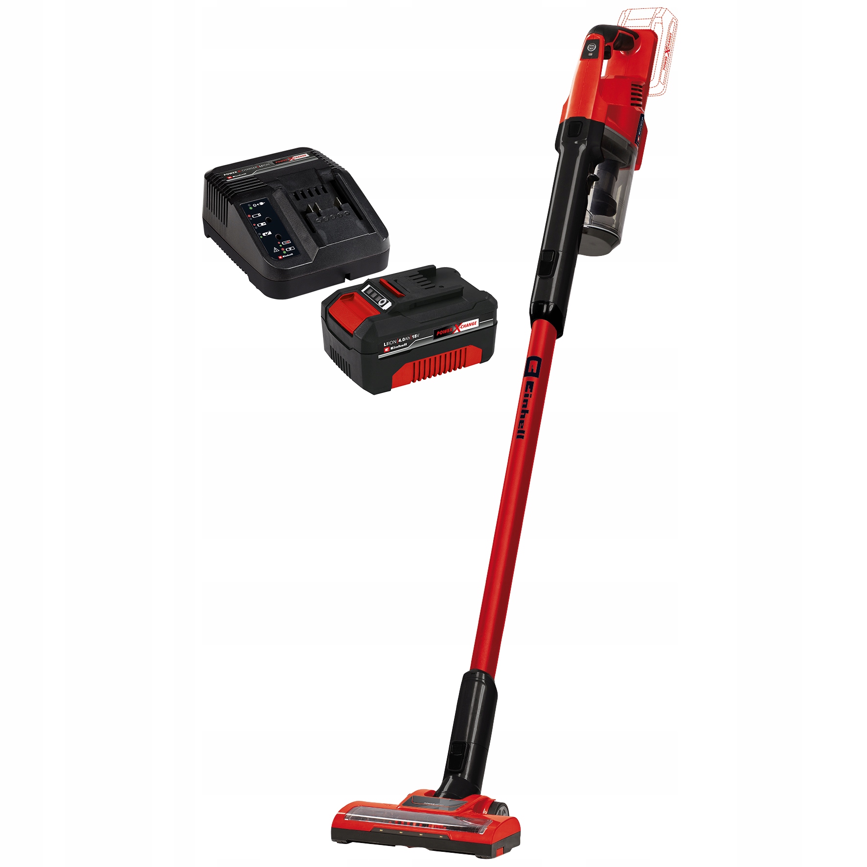 Vertikálny Vysávač Te-sv 18 Li 4AH Set Einhell