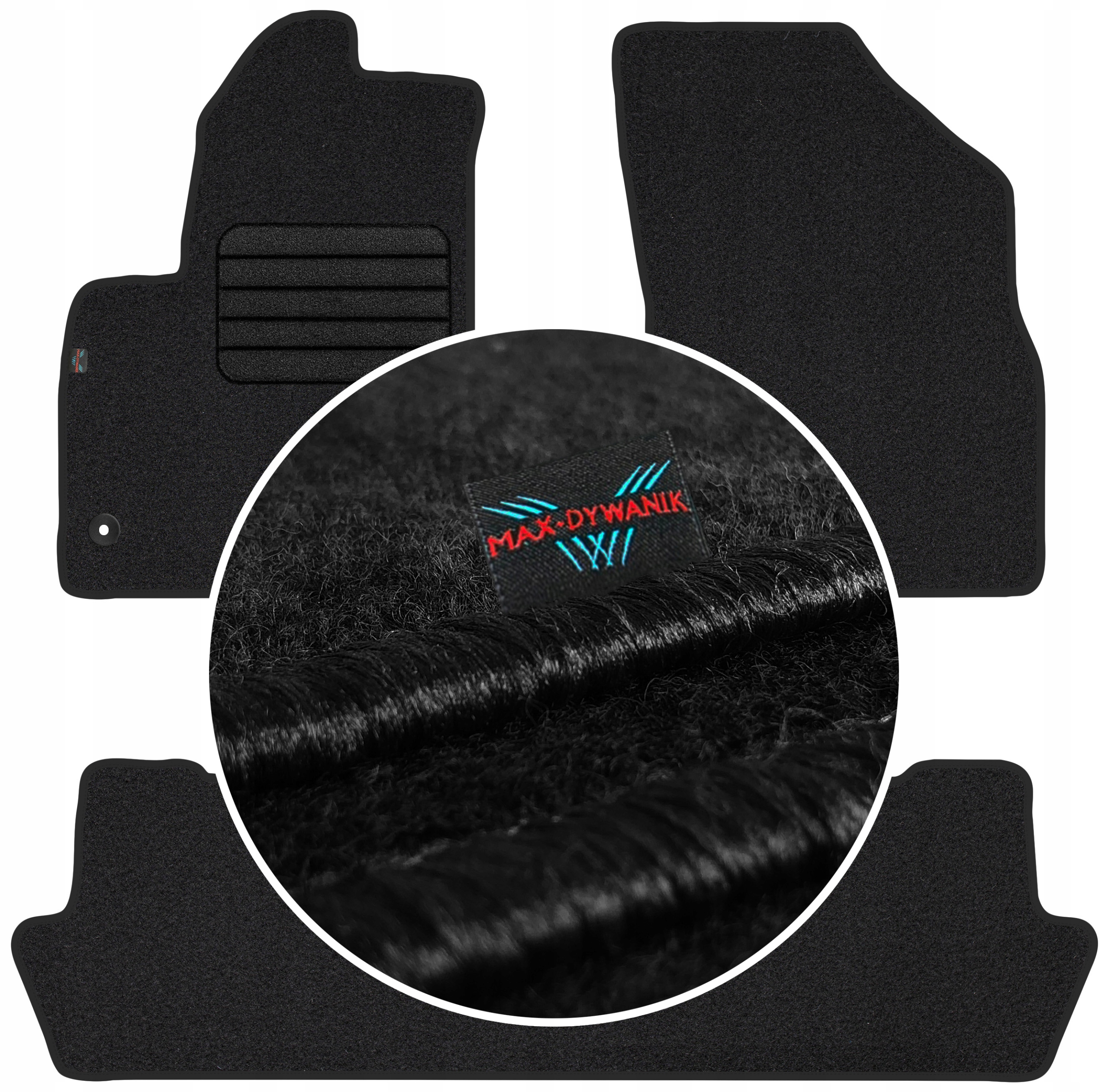 

Citroen C4 Picasso 5os 06-13 Wycieraczki welurowe