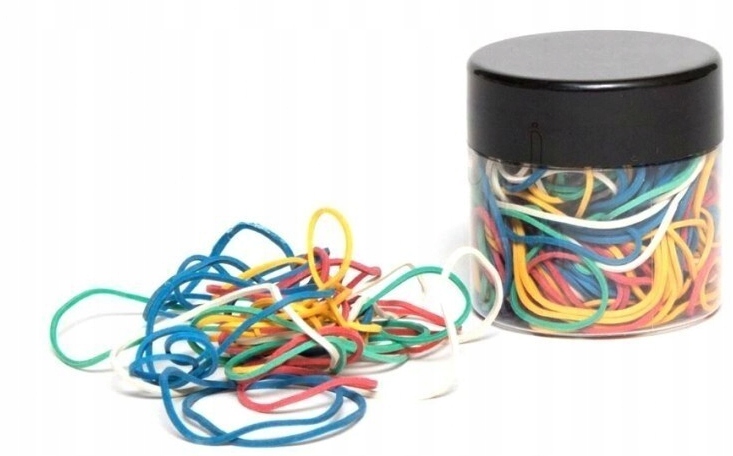 

Gumka recepturka 50g w słoiczku kubek mix kolor