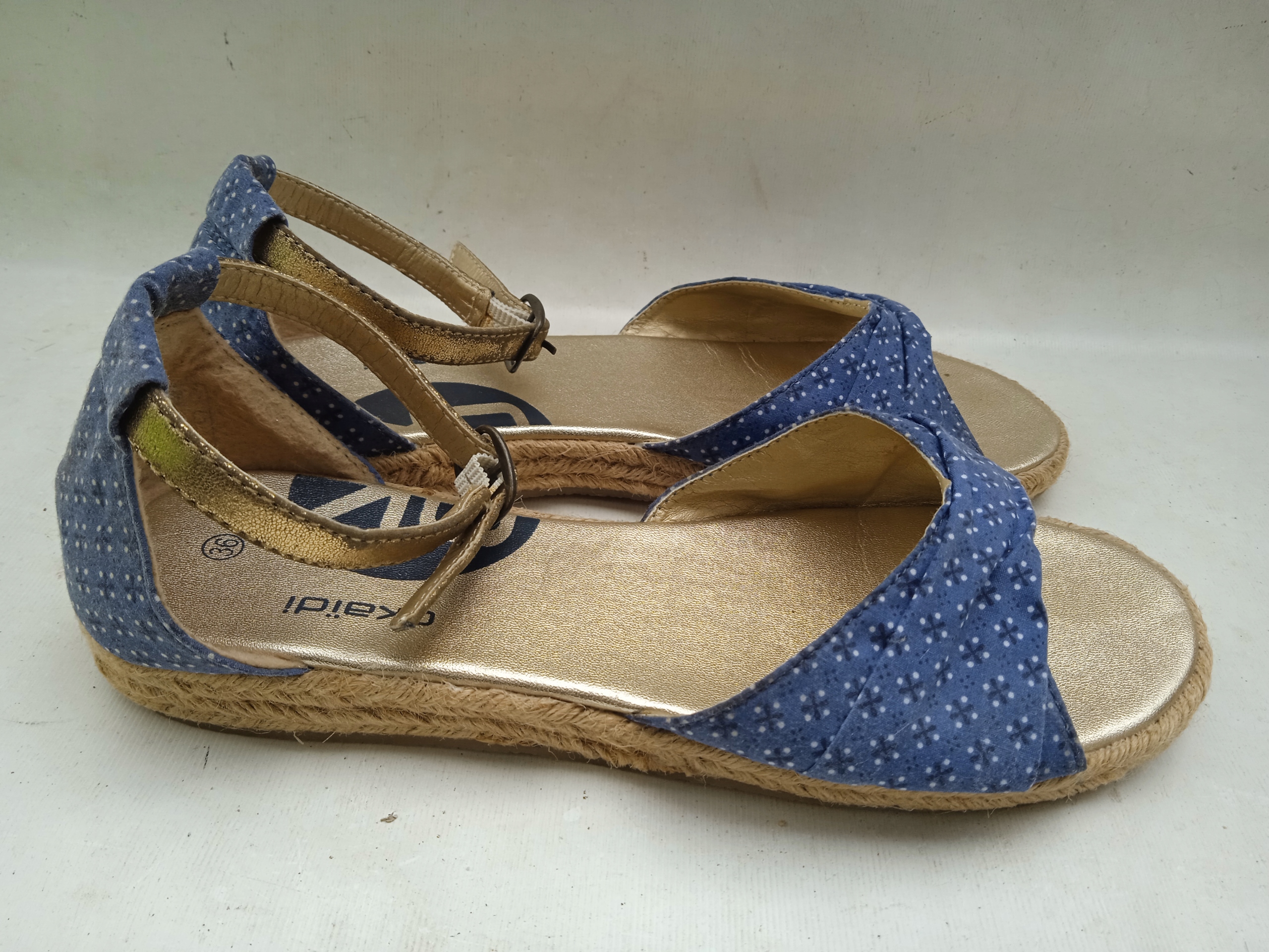 36 OKAIDI DAMSKIE SANDAŁY ESPADRYLE LETNIE W GROSZKI Marka inna