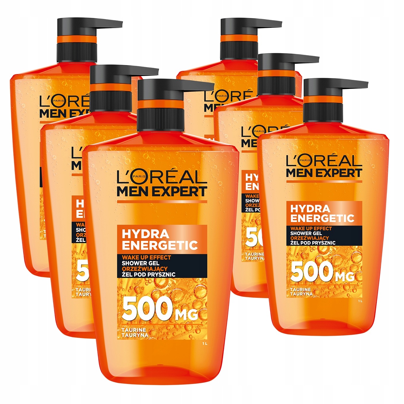 Zestaw L'Oréal Men Expert Hydra Energetic Żel pod Prysznic z Tauryną 6x 1L