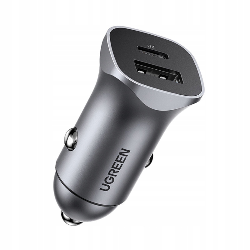 Ugreen ładowarka samochodowa Usb C Usb 24W Power Delivery Quick Charge