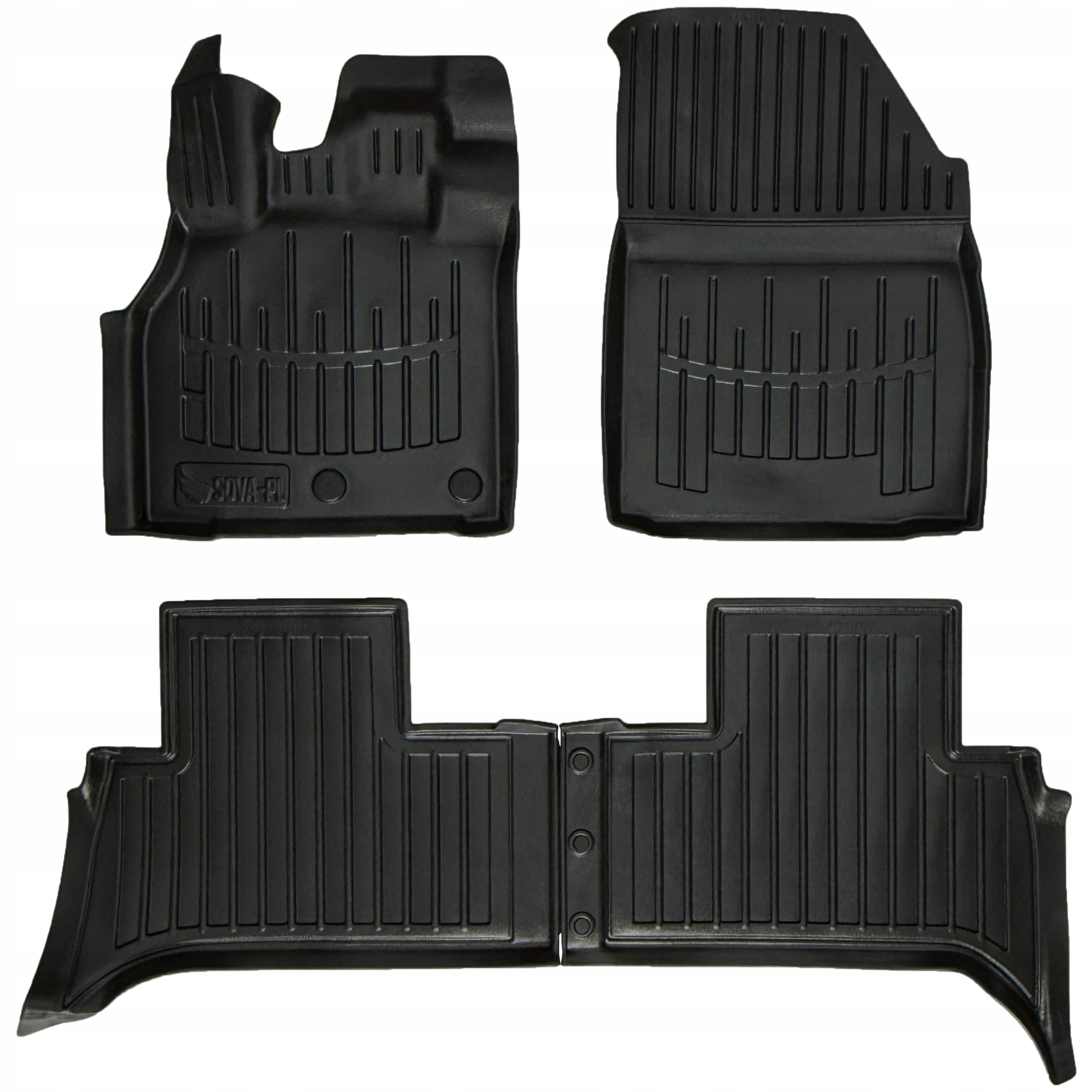 Dywaniki gumowe(TPE) Renault Grand Scenic 3 (2009-2016) 1 i 2 rząd