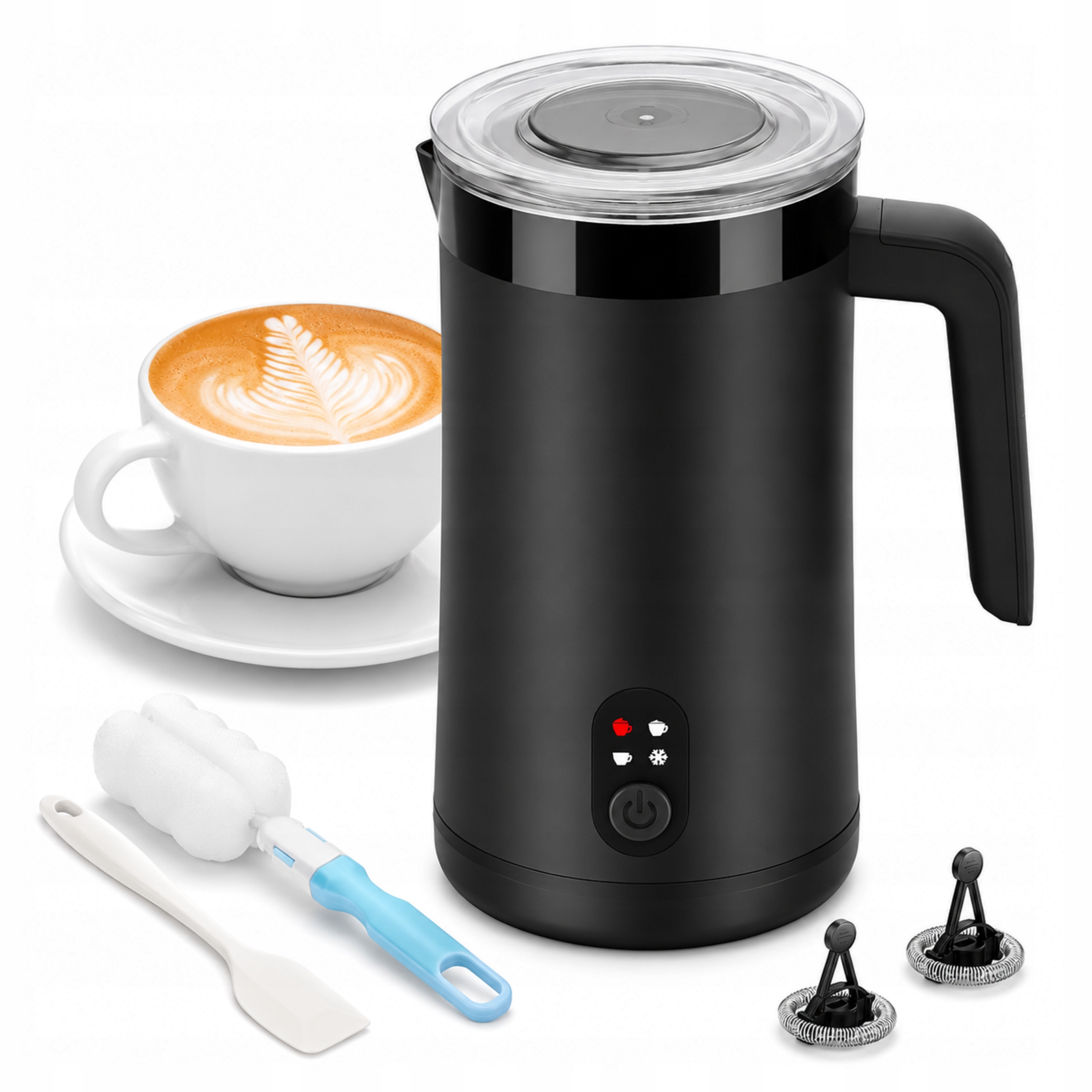 Automatický napěňovač mléka 4v1 Teplá studená pěna Latte Cappuccino