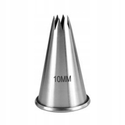 

Duża tylka cukiernicza Otwarta Gwiazdka 10mm