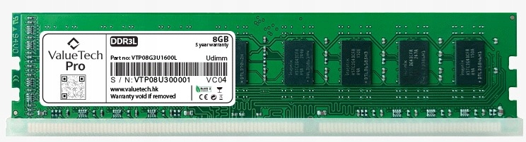 

Pamięć Ram 8GB DDR3L PC3L DIMM 1600MHz Pc 1,35V