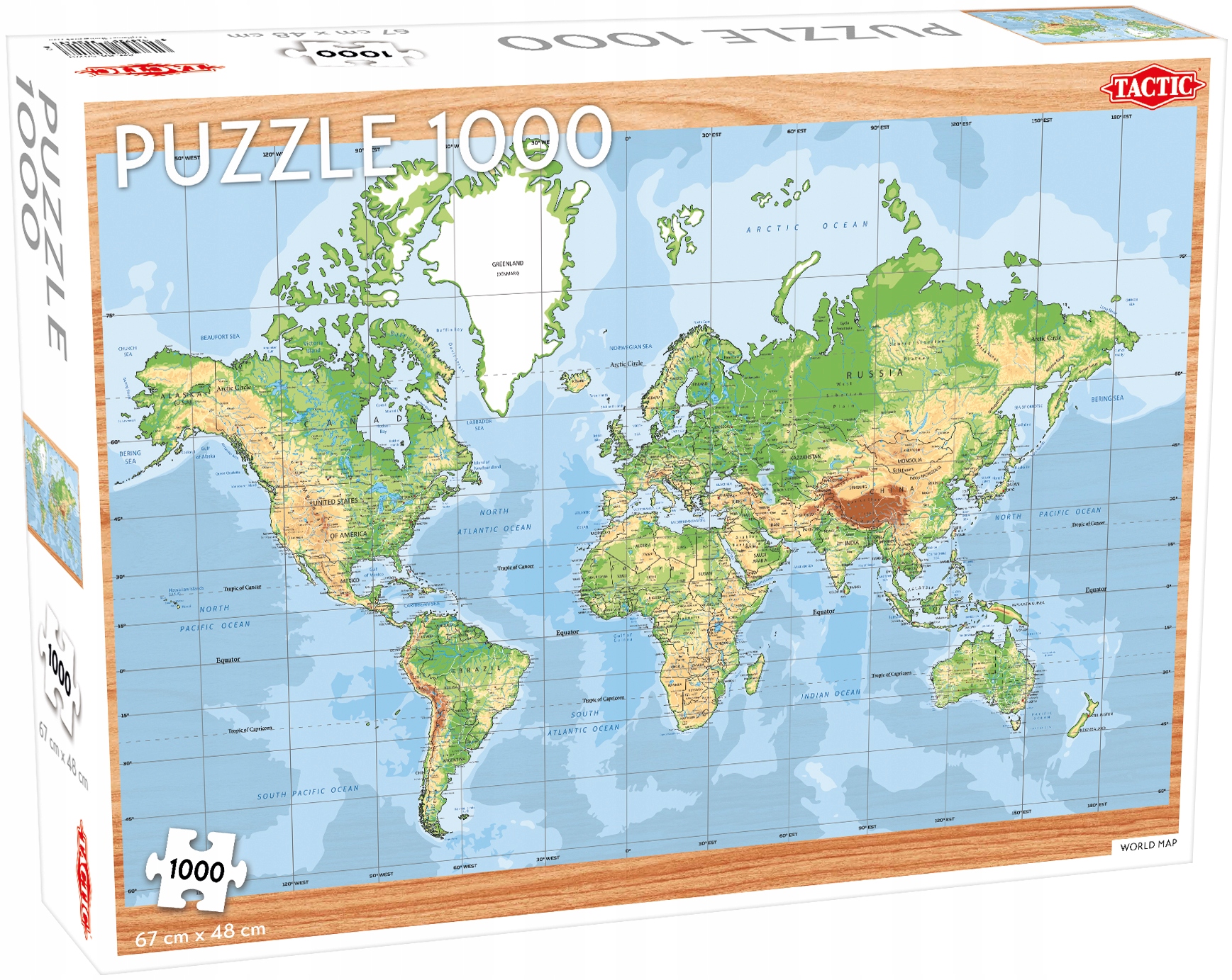 

Tactic Puzzle 1000el Mapa Świata