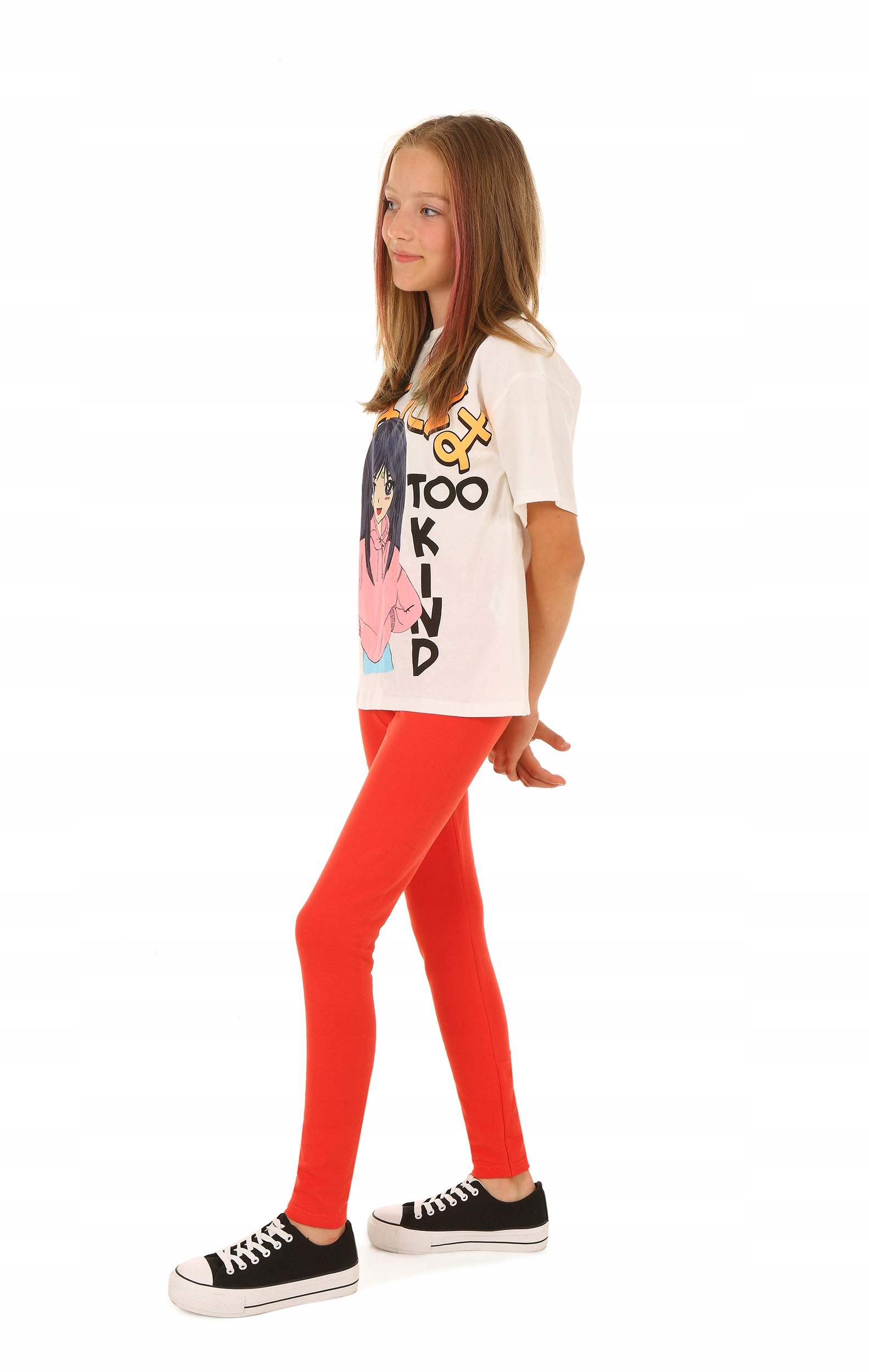 OCIEPLANE getry, klasyczne leginsy - 146 CEGLASTY Rodzaj ocieplane