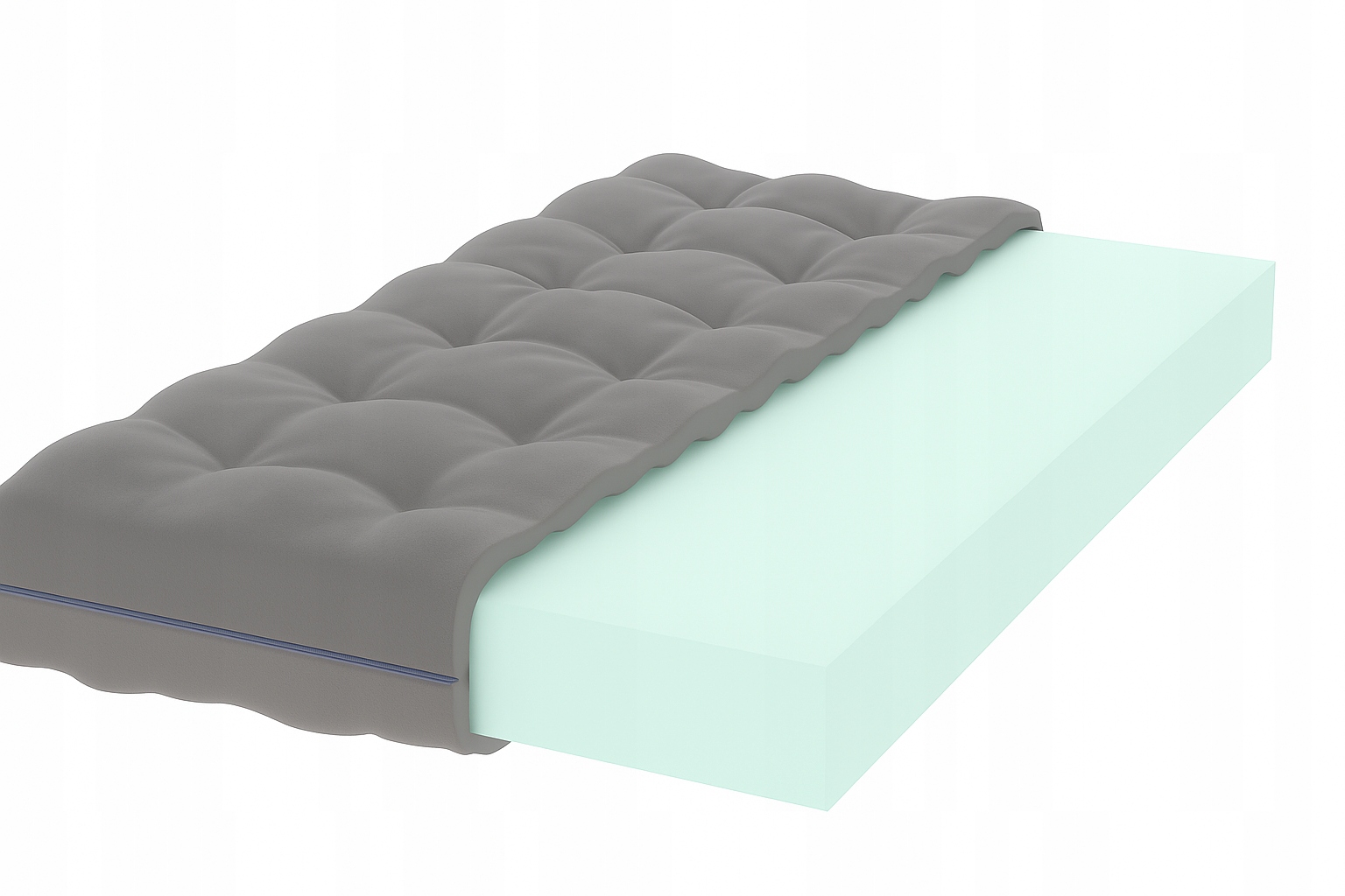 Penový matrac 180x200 11 cm pena Tvrdá špongia, prešívaný poťah H4 T28