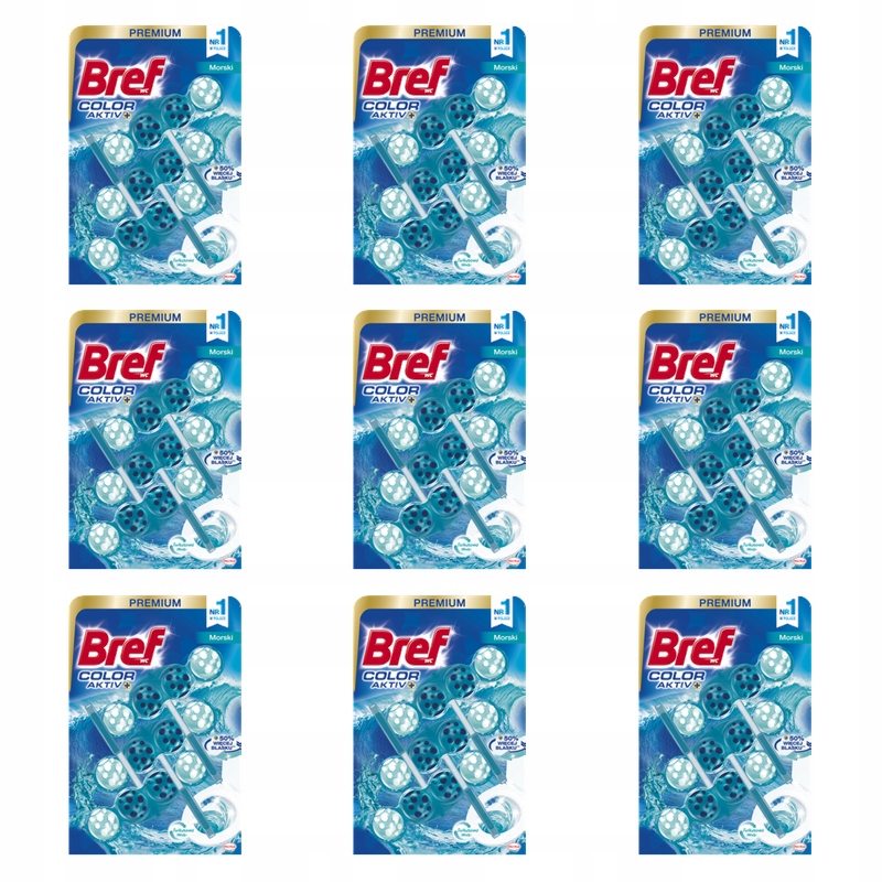 Bref Color Aktiv Mořský 3x50 g X9