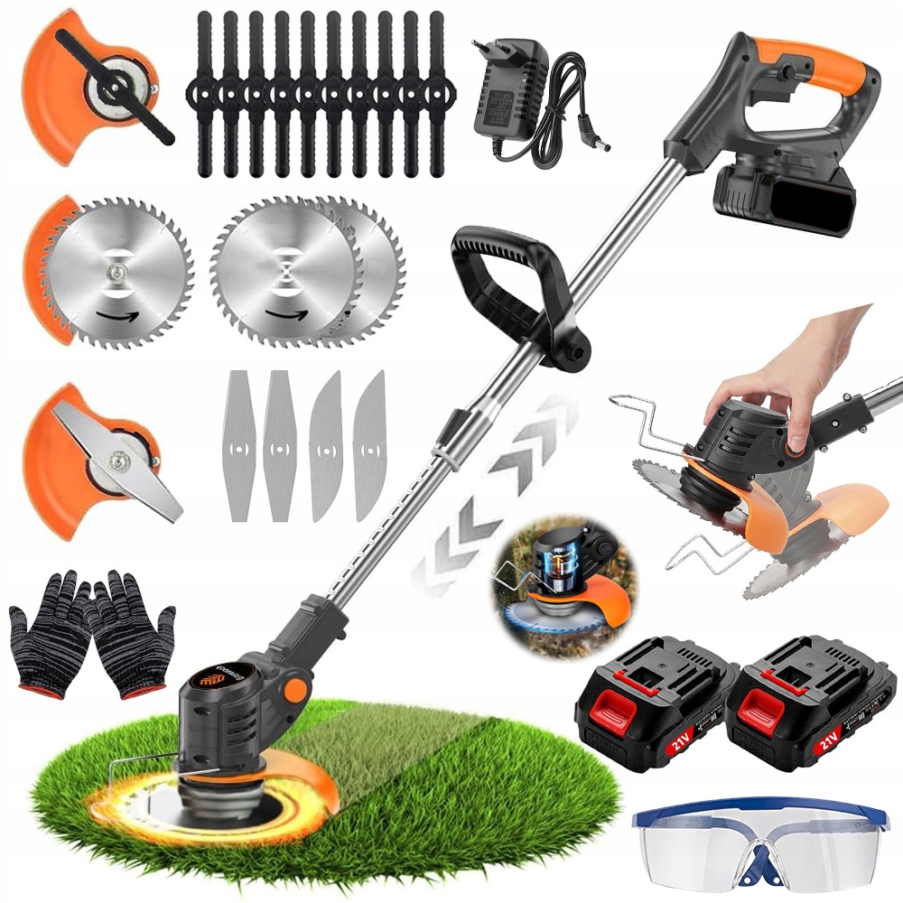 Kosa Akumulatorowa Podkaszarka Bezszczotkowa Wykaszarka Uniwersalny Trwały