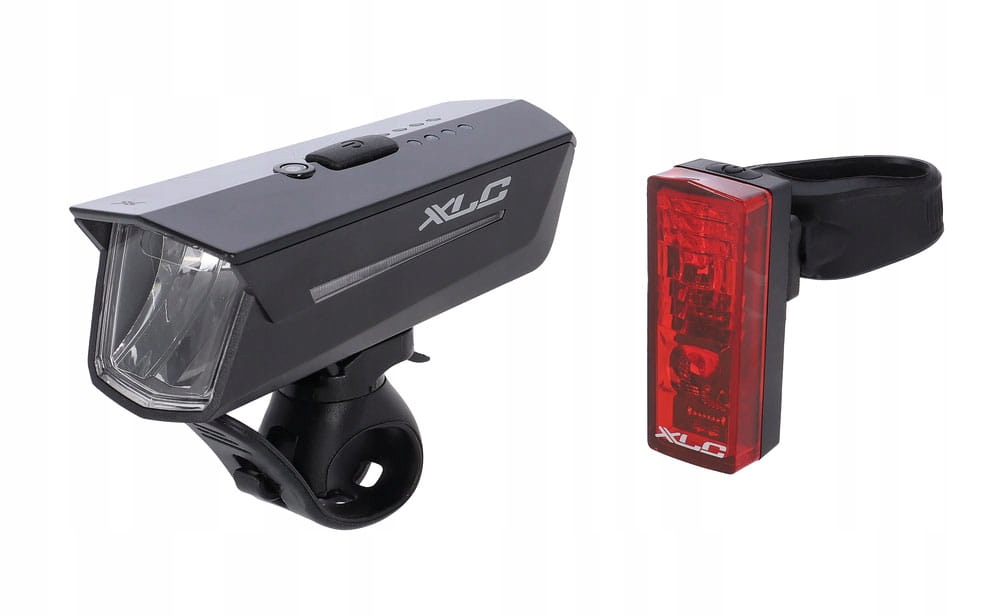 Lampka Rowerowa XLC Proxima Zestaw Led Usb CL-S24+ 80 Lux Usb-c StVZO