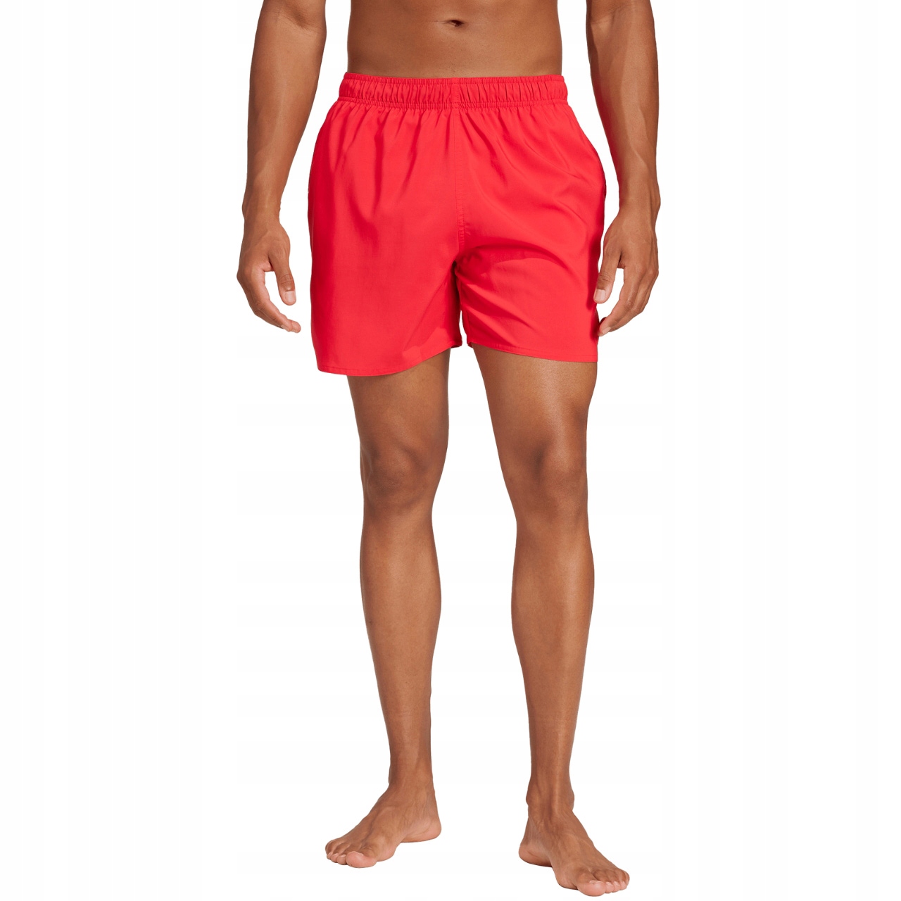 Kraťasy plavkové kraťasy adidas Solid CLX Short-Length červené JC9