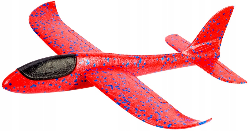 SAMOLOT STYROPIANOWY SZYBOWIEC RZUTKA DUŻY 47 CM