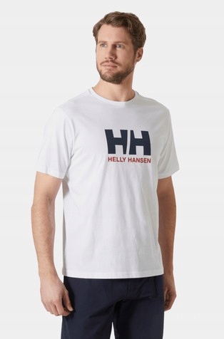 Koszulka męska Helly Hansen Logo T-Shirt 3.0 White XXL