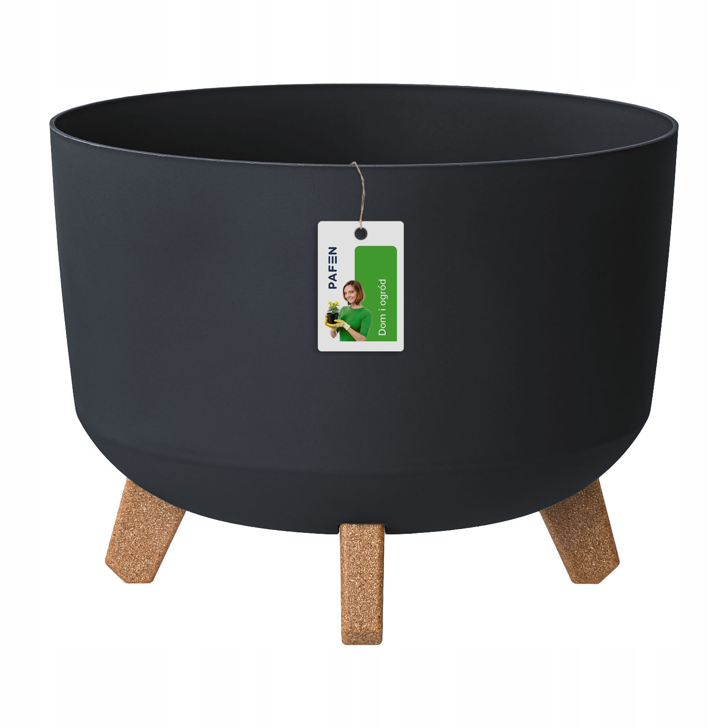 

Doniczka Okrągła Misa na nóżkach DGRL300 Antracyt