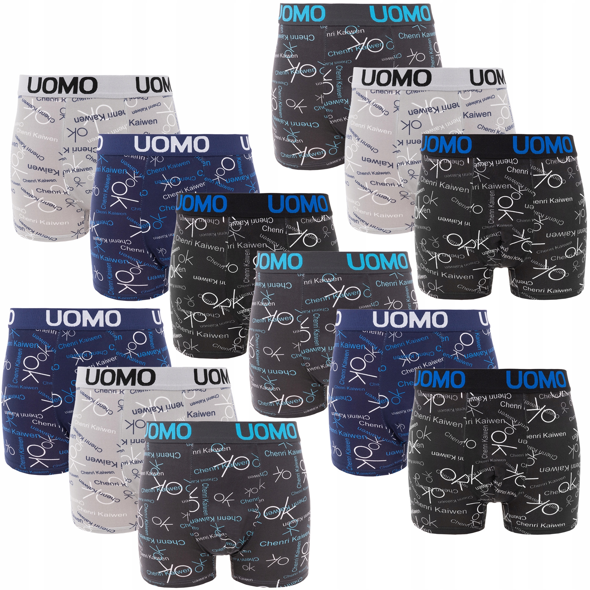 12PAK Bokserki Majtki Męskie Bawełna rozmiar XL