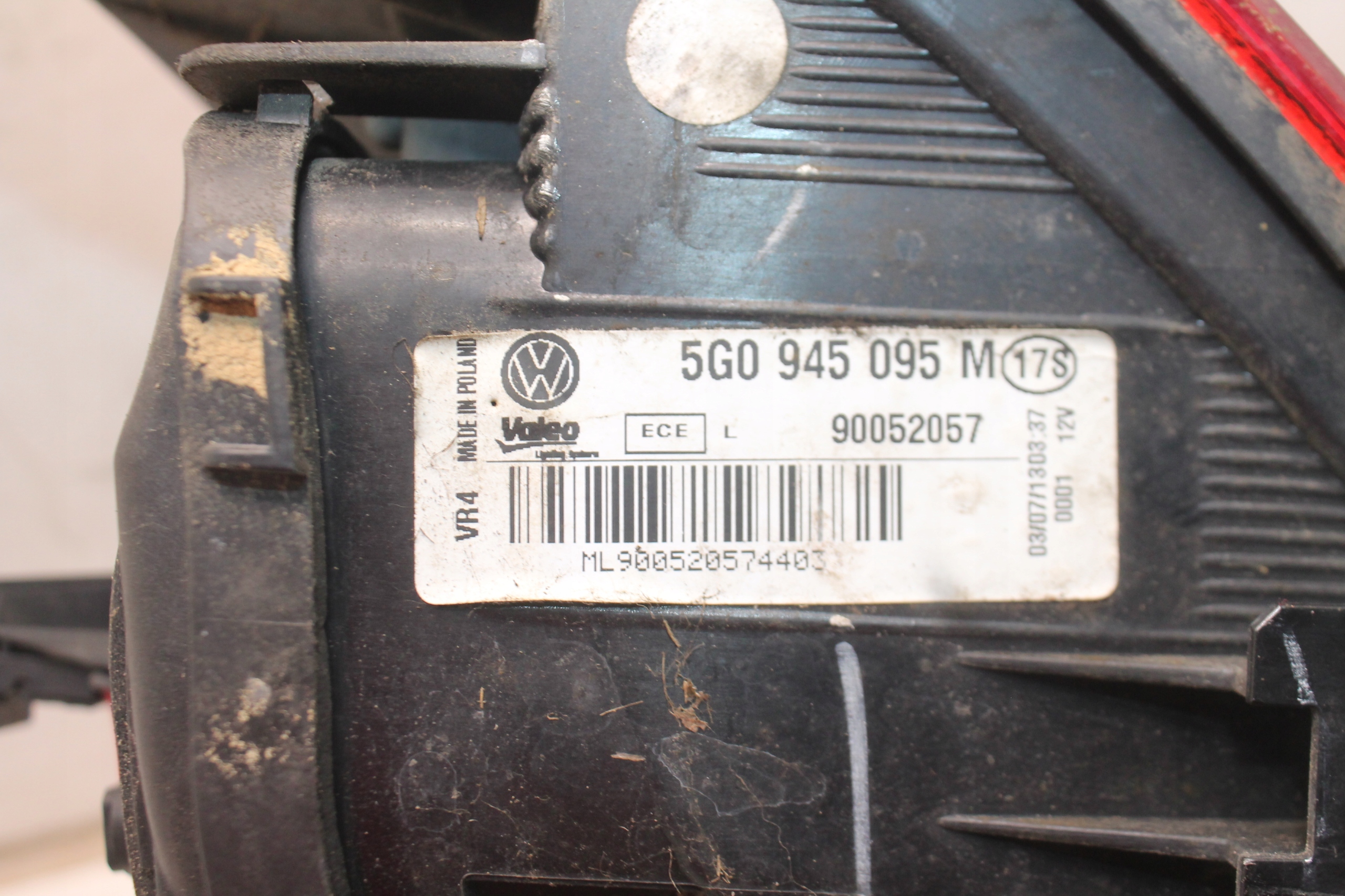 light left rear part left rear 5G0945095M VW GOLF VII HATCHBACK 12-16