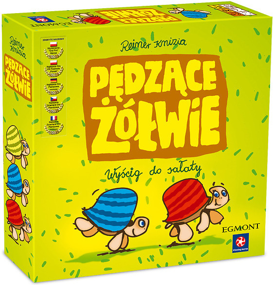 

Pędzące Żółwie Gra Planszowa Egmont