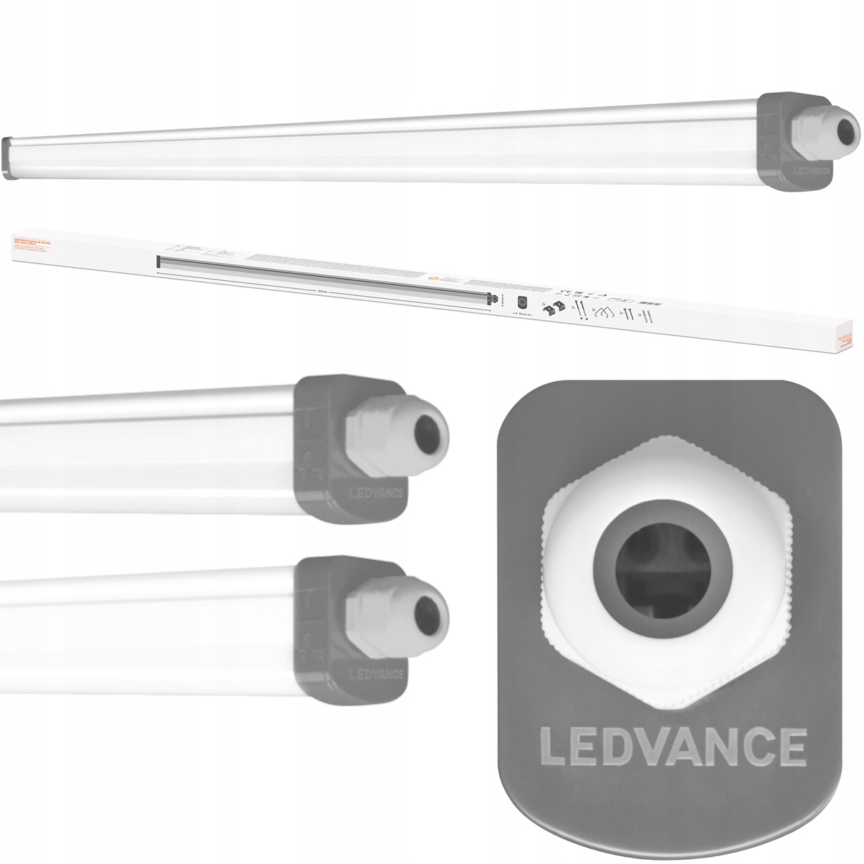 

Lampa Led Oprawa Hermetyczna 36W 120cm Ledvance