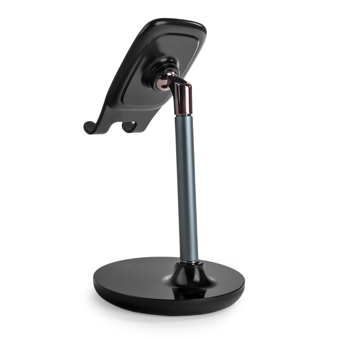 Metalowy czarny uchwyt do telefonu tabletu solidny Marka Inna