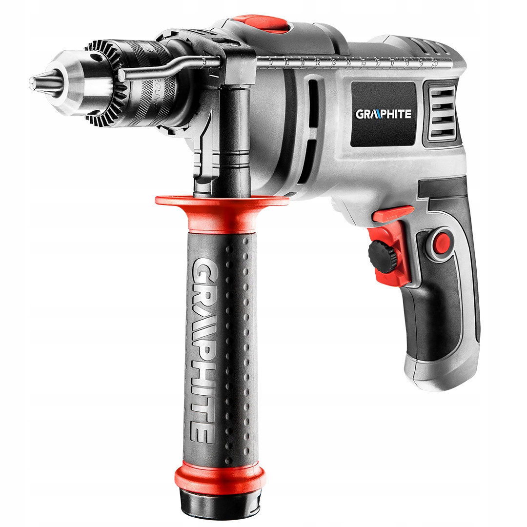 Příklepová Vrtačka 650W Klíčový Držák 13MM Otáčky 0-3000 Min Graphite