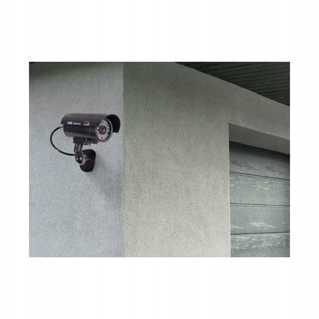 ATRAPA KAMERY CCTV MONITORING KAMERA ŚCIENNA ZEWNĘTRZNA DIODA IR LED CZARNA Marka Inna