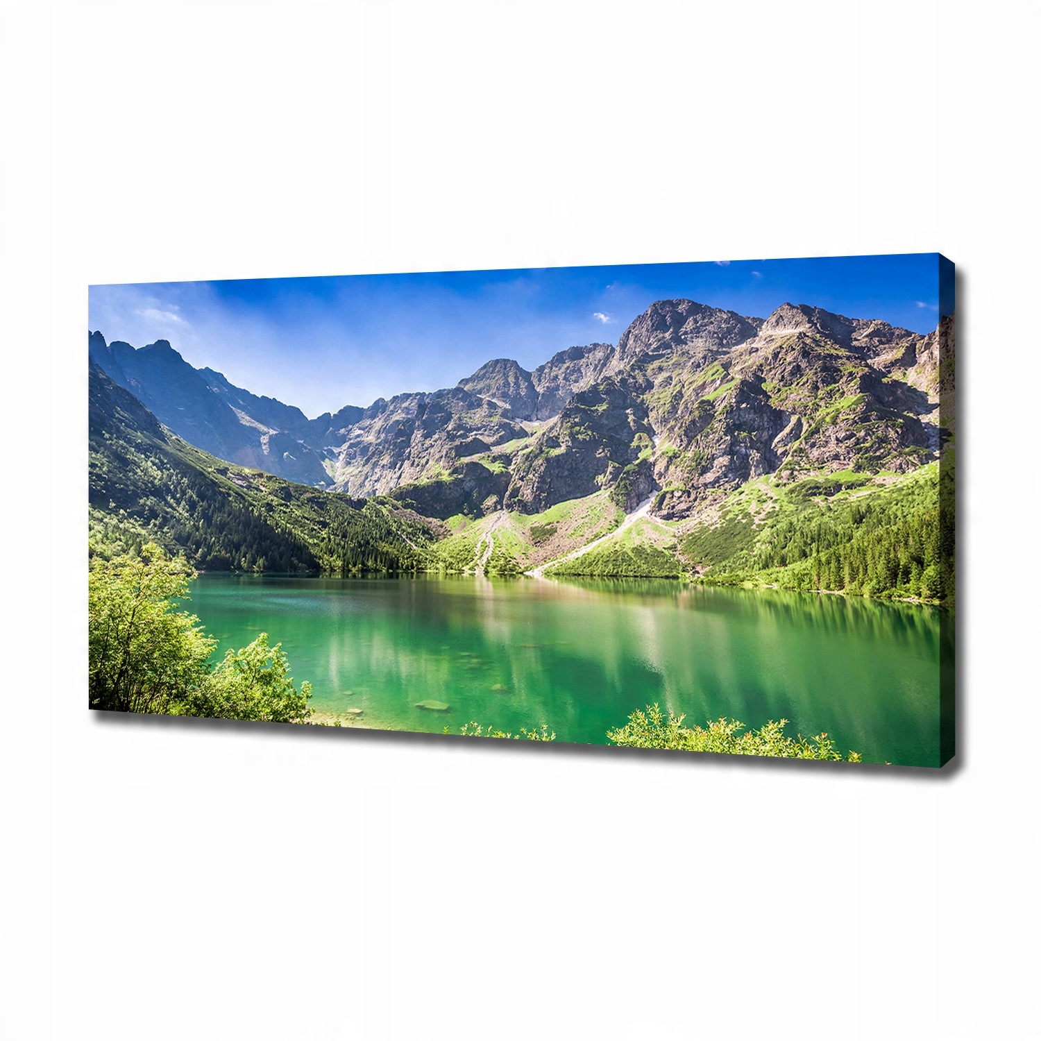 

Foto obraz na płótnie Morskie oko Tatry 120x60 cm
