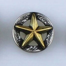 

Gwiazda ozdoba Concho na śrubę Western 25mm