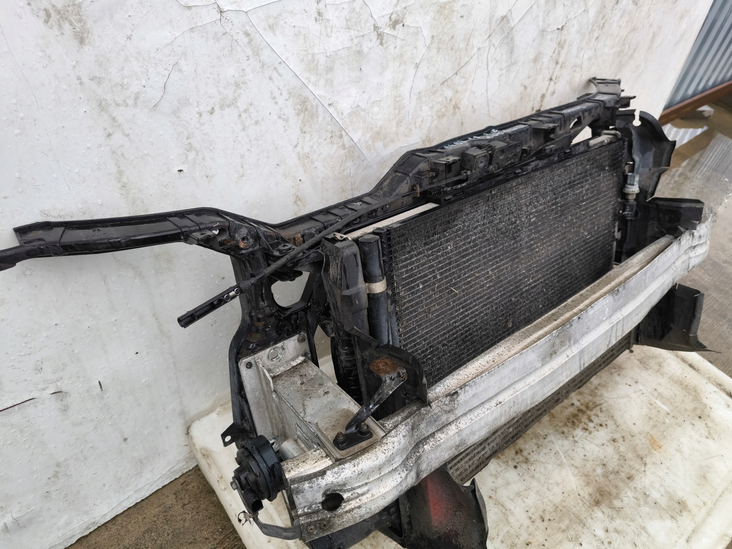 support panel for radiators complete AUDI A4 B8 1.8 2.0 TDI TFSI 1 fan MANUAL