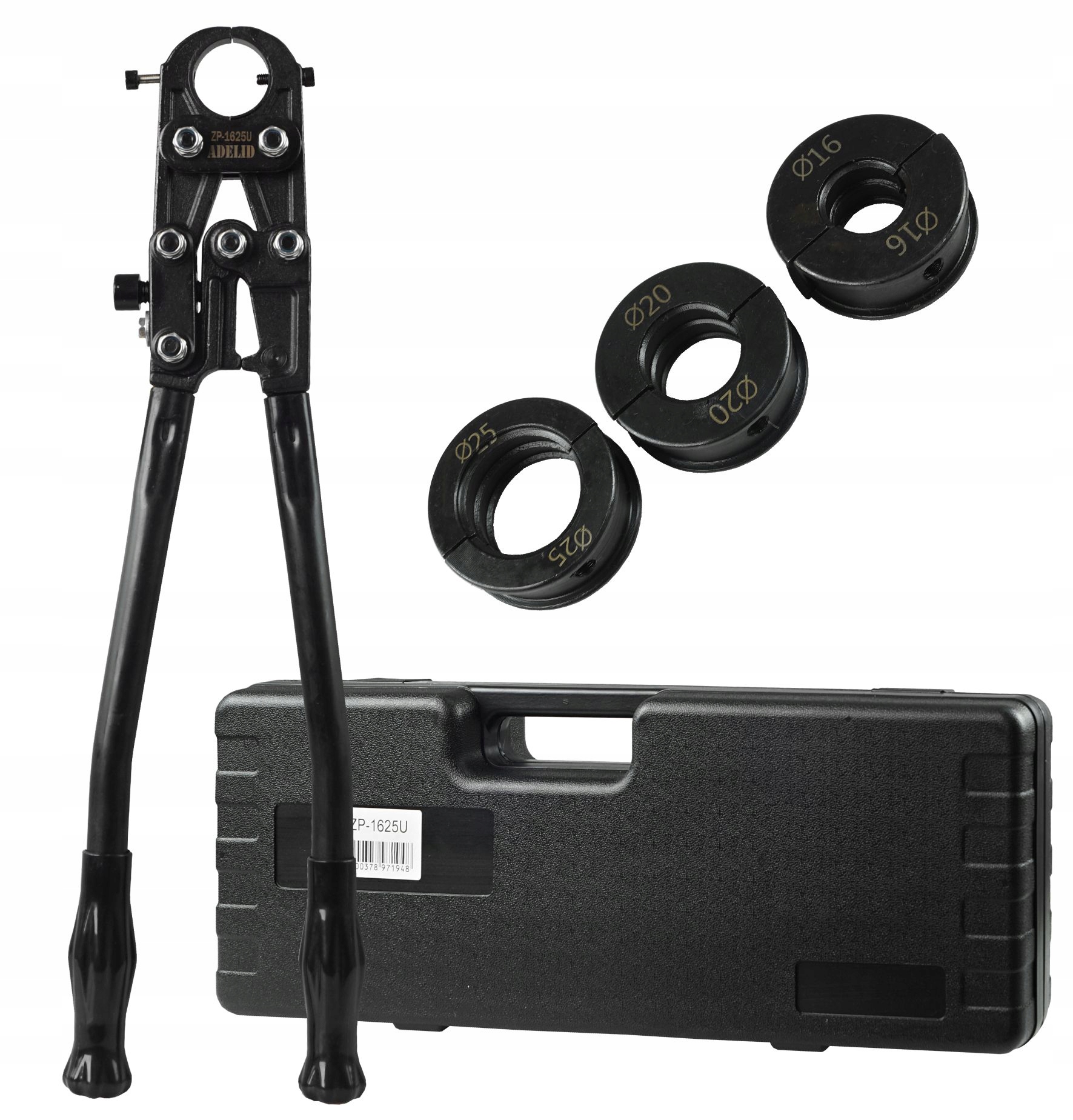 РУЧНОЙ ОБЖИМНОЙ ИНСТРУМЕНТ ДЛЯ ТРУБ PEX 16-20-25 U TH