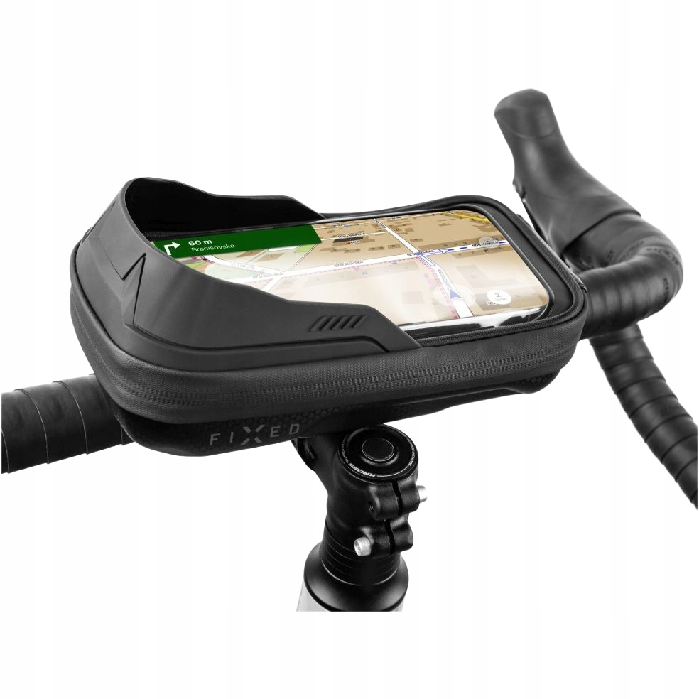 Sakwa rowerowa na kierownicę /mostek dla telefonu do 6.8" Fixed uchwyt 0.5l