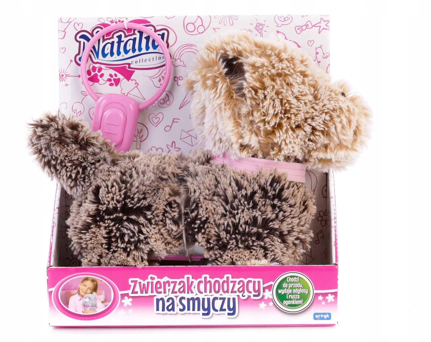 PIESEK INTERAKTYWNY CHODZĄCY NA SMYCZY NATALIA Wiek dziecka 3 lata +