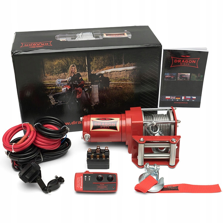 

Wciągarka Elektryczna 12V Dragon Wyciągarka do2,2T
