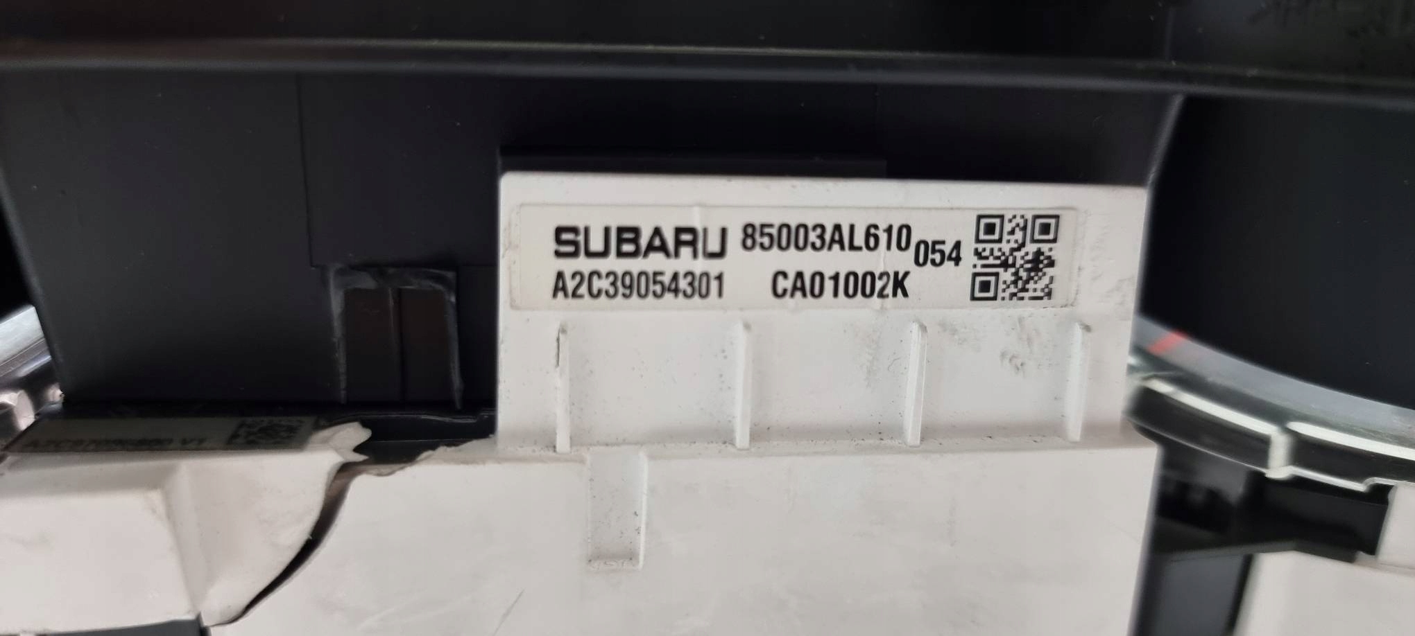 dials clock 85003AL610 SUBARU OUTBACK