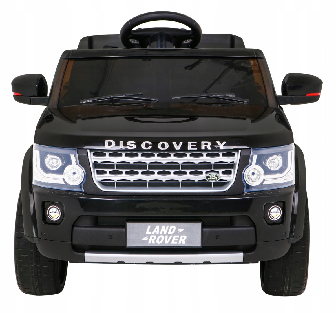 Land Rover Discovery Autko elektryczne dla dzieci Czarny Pilot Koła Eva