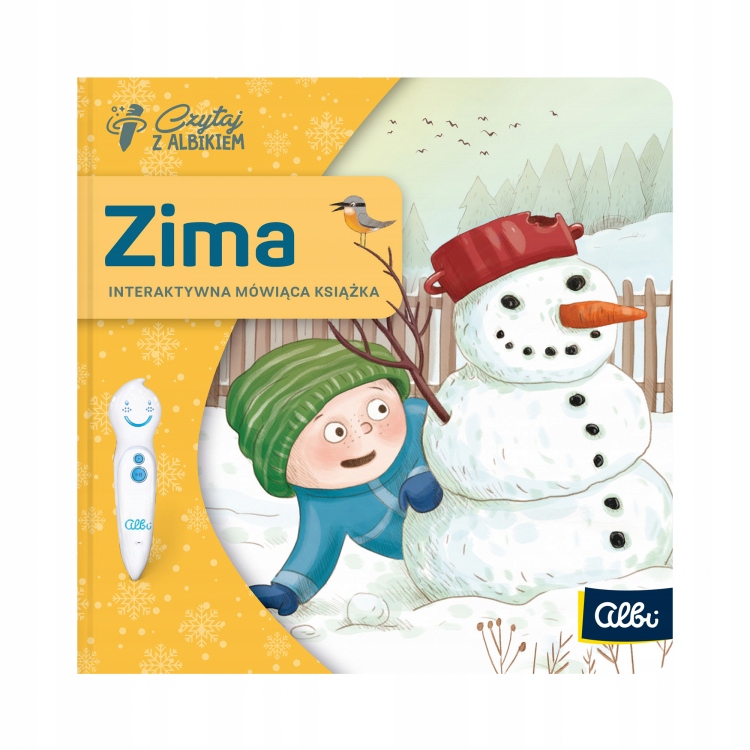 Albik mini książka, Czytaj z... - Zima - 4 pory ISBN 9788076880078