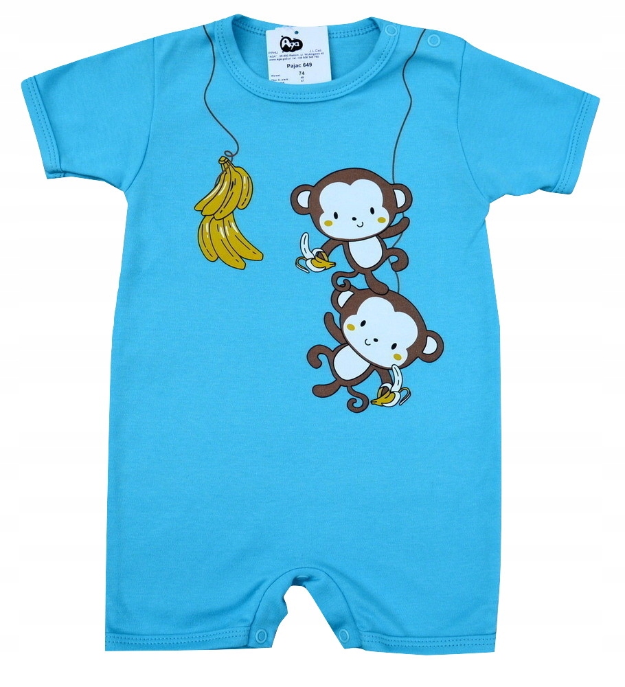 

Aga Bawełniany rampers piżama roz. 80 cm