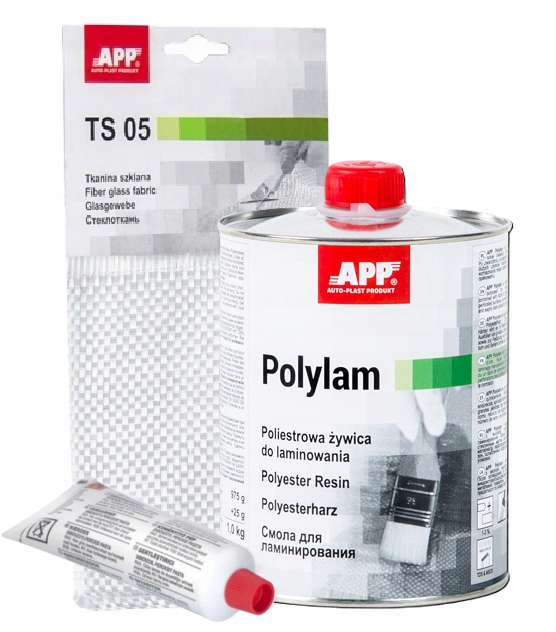 Żywica Poliestrowa zestaw do łodzi 1L-APP Polylam