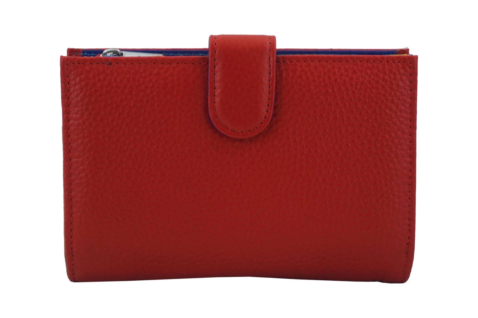 Kožená peněženka s ochranou Rfid karet červená kožená