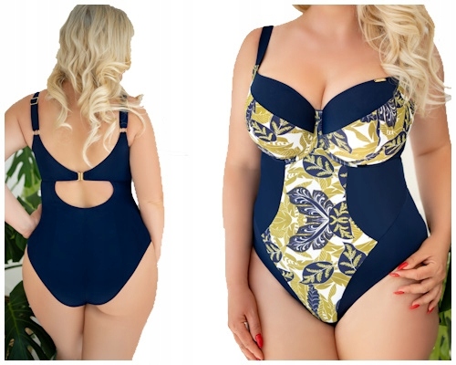 90H KrisLine Paros navy bodysoft 1-częściowy strój