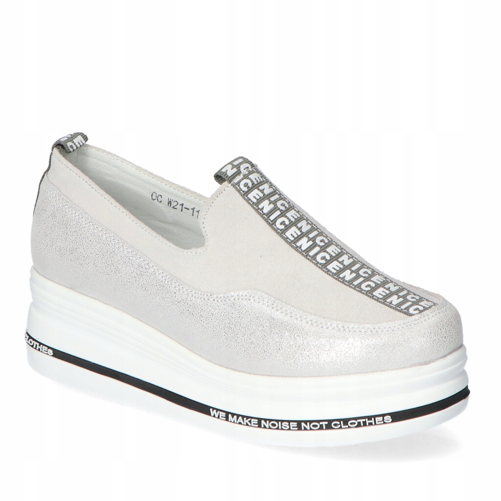 Světle šedé polobotky T.Sokolski na platformě