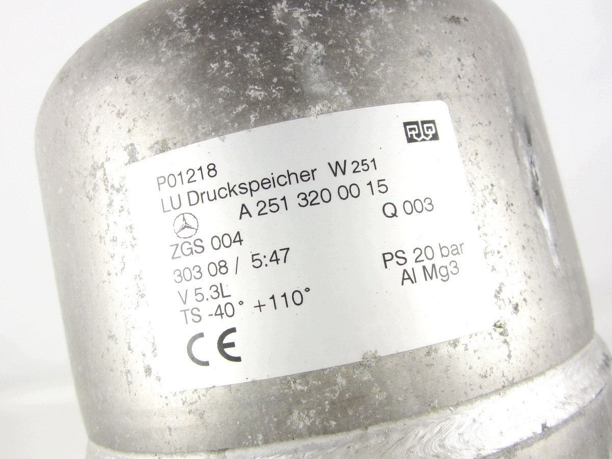 tank pressure air Mercedes W251 R-class