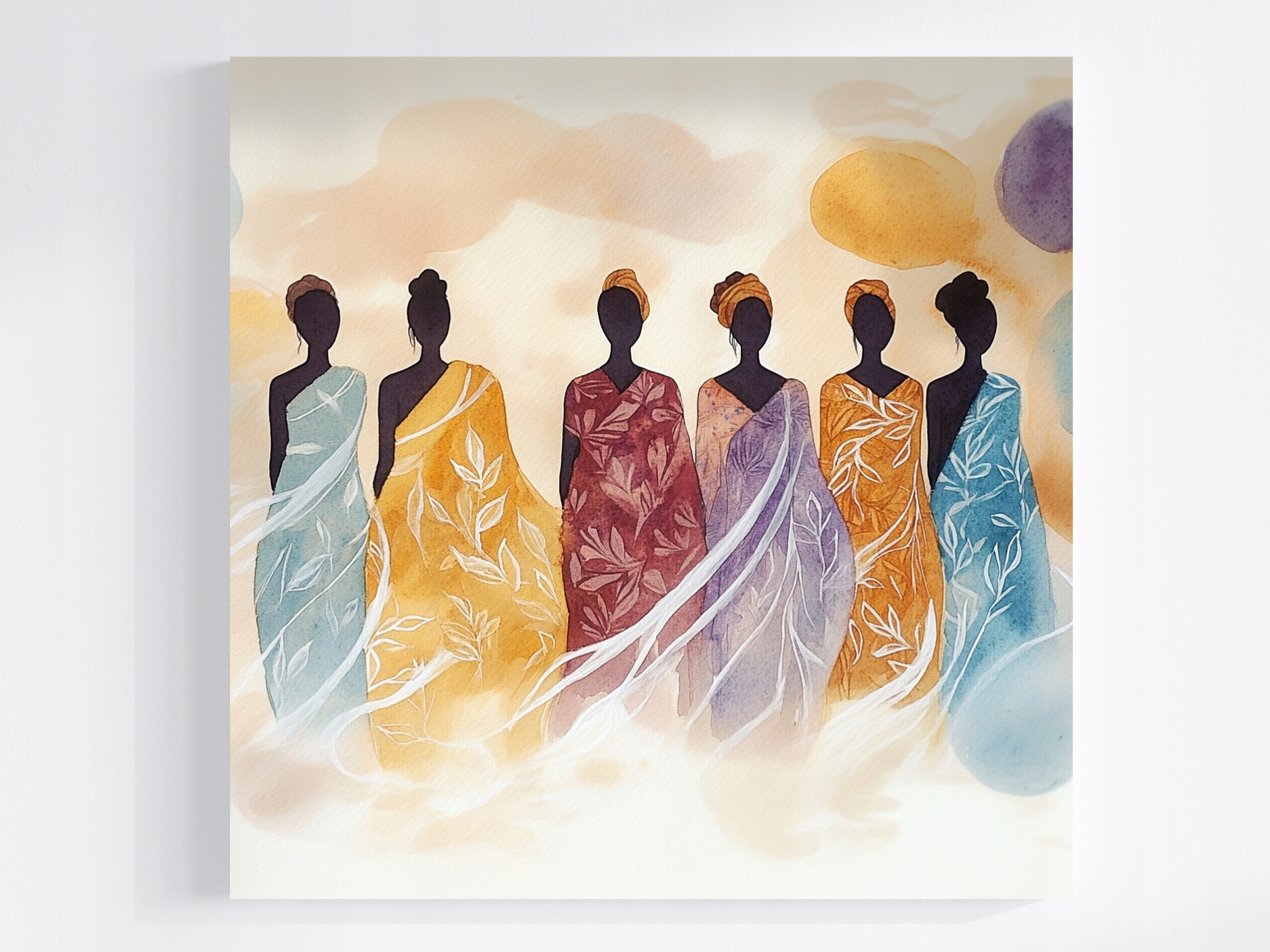 Obraz Na Plátně Canvas Postavy Ženy Dívky Afričanky Etno 60x60